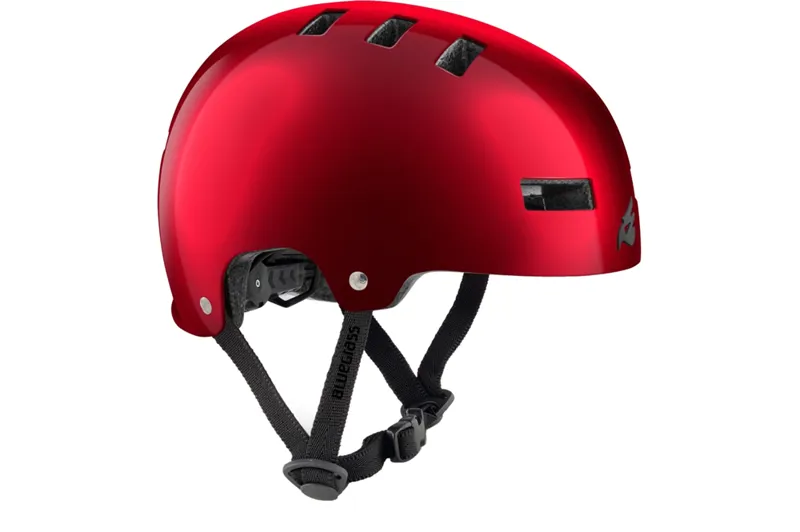 Bluegrass Superbold BMX / Dirt Helmet In Metallic Red